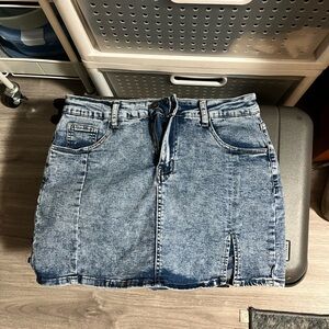 Blue Jean skort- built in shorts